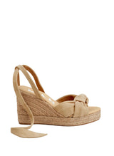 Wedge Espadrilles With Knot Vintage Taupe On Tone
