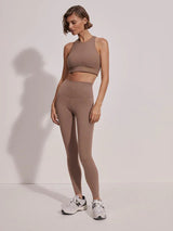 Activewear Varley Freesoft™ Bea Bralette Taupe Stone Apoella