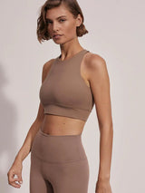 Activewear Varley Freesoft™ Bea Bralette Taupe Stone Apoella