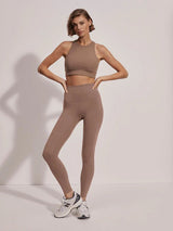 - Freesoft™ High Rise Legging 25 Taupe Stone Apoella