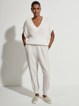 Activewear Varley Hyde Relaxed Cuffed Sweatpants Birch Marl Apoella