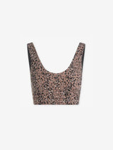 Activewear Varley Let's Go Elsie Bralette Mauve Mix Speckle Animal Print Apoella