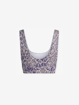 Activewear Varley Let's Move Severn Bralette Blue Mix Lace Snake Apoella