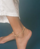Anklets Maggoosh Kahuna Anklet Sterling Silver Gold Plated O/S Apoella
