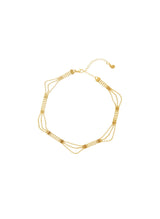 Anklets Maggoosh Kahuna Anklet Sterling Silver Gold Plated O/S Apoella