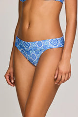 Bikini Heidi Klein Mykonos U Bar Bikini Sky Blue/White Apoella