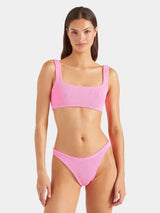 Bikini Hunza G Xandra Athletic High Waist Bikini Bubblegum O/S / Bubblegum Apoella