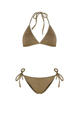 Bikini Kiohne Ocean/Zoe Triangle Bikini Gold Apoella
