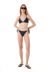 Bikini Kiohne Ocean/Zoe Triangle Bikini Navy Blue Sparkle Apoella