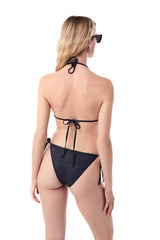 Bikini Kiohne Ocean/Zoe Triangle Bikini Navy Blue Sparkle Apoella