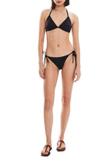 Bikini Kiohne Ocean/Zoe Triangle Embroidered Bikini Black Apoella