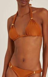 Bikini Lenny Niemeyer Adjustable Halter Bikini Hazelnut Apoella
