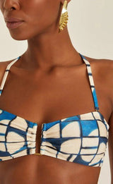 Bikini Lenny Niemeyer Drop Bandeau Draped Bikini Cascais Apoella