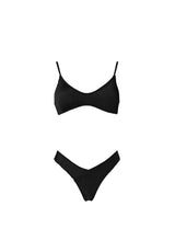Bikini Stefania Frangista Astrid Athletic Bikini Curly Black Apoella