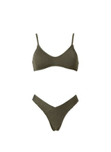 Bikini Stefania Frangista Astrid Athletic Bikini Curly Khaki Apoella