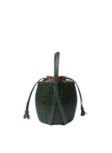 Bucket Bags Callista Crafts Woven Lea Bag Leather Green O/S Apoella