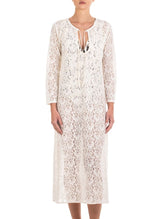 Caftans Emmanuela Swimwear Capri Lace Caftan Ivory Apoella