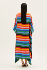 Caftans RIANNA + NINA Tependris Kaftan Futuristic Naftis Olympic Blue/Futuristic Black O/S / Olympic Blue Apoella