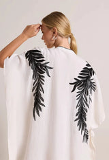 Caftans Scarlett Poppies Serina Kaftan Antique White Apoella