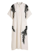 Caftans Scarlett Poppies Serina Kaftan Antique White Apoella