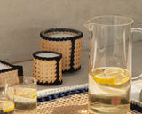 Candles Alexandra Koumba Wicker Candle MIDNIGHT BLUE / L Apoella