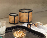 Candles Alexandra Koumba Wicker Candle MIDNIGHT BLUE / L Apoella