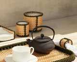 Candles Alexandra Koumba Wicker Candle OLIVE / M Apoella