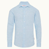 Clothing Orlebar Brown Giles Linen Cls II Shirt Riviera / M Apoella