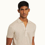 Clothing Orlebar Brown Sebastian Linen Polo T-shirt Apoella