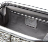 Clutch APOELLA Anafi Raffia Straw Clutch Silver O/S Apoella