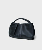 Clutch Callista Crafts Maxi Pleated Clutch Smooth Leather Black O/S Apoella