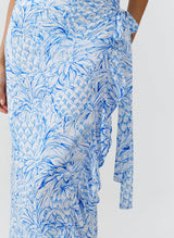 Danni Wrap Long Skirt Pineapples