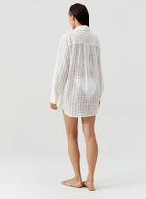 Shirts Melissa Odabash Daria Knit Shirt White Apoella