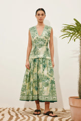 Dresses Alemais Sara Midi Dress Green 10UK / Green Apoella