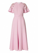 Dresses Ancient Kallos Iphigenia Cut Embroidered Midi Dress Lilac S / Lilac Apoella