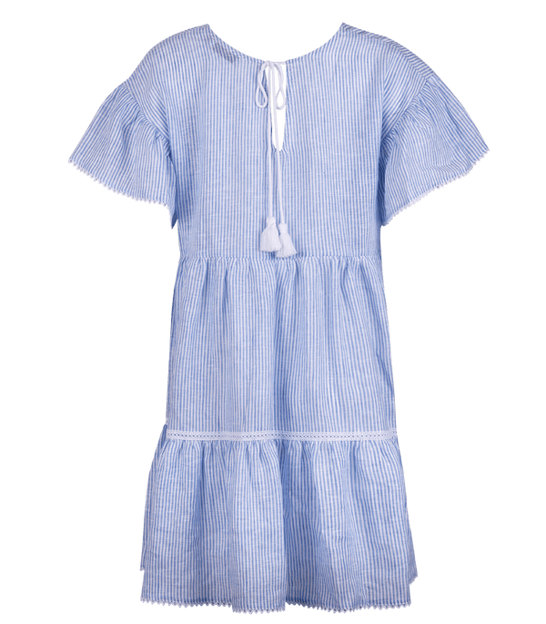 Dresses Apoella Aliki Short Sleeve Mini Dress Striped Sky / O/S Apoella