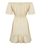 Dresses Apoella Aphrodite Off Shoulder Puff Sleeve Short Dress Cream Apoella