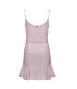 Dresses Apoella Ariadne Linen Strap Mini Frill Dress Pink Apoella