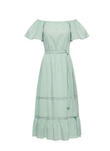 Dresses APOELLA Christianna Off Shoulder Long Dress Mint Apoella