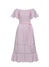 Dresses Apoella Christianna Off Shoulder Long Dress Pink Apoella
