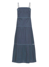 Dresses APOELLA Chrysi Poplin Strap Long Dress Navy Apoella