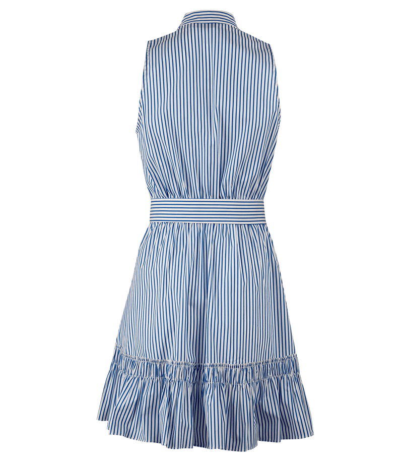 Dresses Apoella Melita Short Dress With Frills S/M / White Blue Apoella