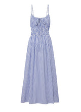 Dresses APOELLA Nefeli Strap Long Dress White/Blue Stripes Apoella
