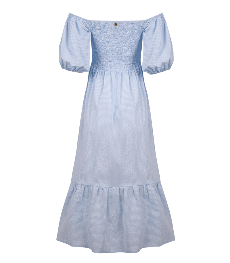 Dresses Apoella Ophelia Smocked Maxi Puff Sleeve Dress Apoella