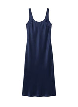 Dresses APOELLA Sara Round Neck Long Dress Navy Apoella