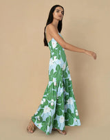 Dresses Borgo De Nor Cordiela Strap Maxi Dress Waterlily Green 10UK / Green Apoella