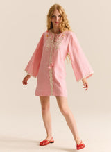 Dresses Carolina K Umi Mini Dress Quartz Pink Apoella