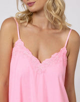 Dresses Juliet Dunn Poplin V-neck Midi Dress With Cord Flower Pink Grapefruit Apoella