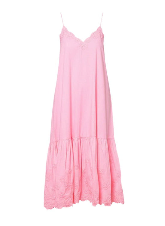 knee length dresses for ladies Poplin Pleated Midi Dress