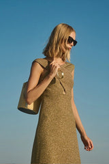 Dresses Kiohne Coral Cross Body Dress Gold Apoella